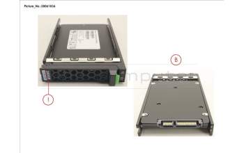 Fujitsu SSD SATA 6G 240GB MIXED-USE 2.5\" H-P EP para Fujitsu Primergy CX2550 M6