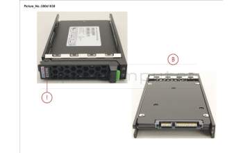 Fujitsu SSD SATA 6G 960GB MIXED-USE 2.5\" H-P EP para Fujitsu Primergy RX4770 M6