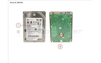 Fujitsu HD SATA 6G 2TB 7.2K 512E HOT PL 2.5\" BC para Fujitsu Primergy GX2460 M1