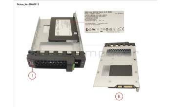 Fujitsu S26361-F5775-L960 SSD SATA 6G 960GB MU SFF IN LFF SLIM