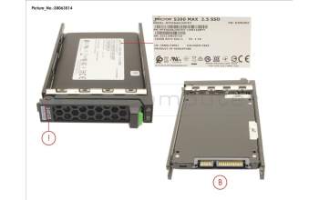 Fujitsu SSD SATA 6G 240GB MU SFF SLIM para Fujitsu Primergy RX4770 M6