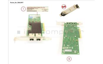Fujitsu PLAN EP X710-T2L 2X 10GBASE-T PCIE para Fujitsu Primergy RX4770 M6