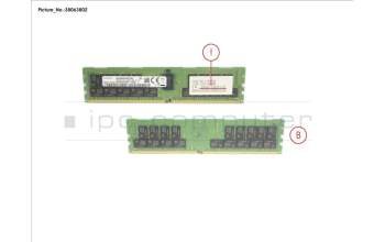 Fujitsu 32GB DDR4 3200 R ECC para Fujitsu Primergy GX2460 M1