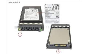 Fujitsu SSD SAS 12G WI 400GB IN SFF SLIM para Fujitsu Primergy CX2550 M6
