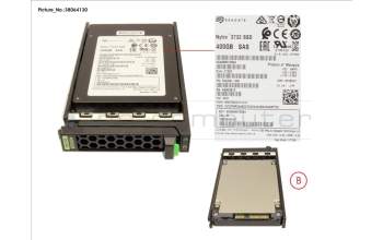 Fujitsu SSD SAS 12G WI 400GB IN SFF SLIM para Fujitsu Primergy CX2560 M5