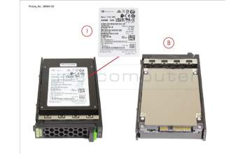Fujitsu SSD SAS 12G WI 400GB SED IN SFF SLIM para Fujitsu Primergy CX2560 M5