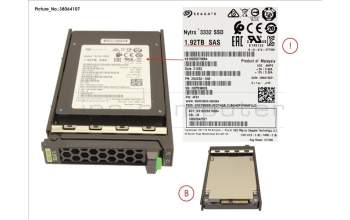 Fujitsu SSD SAS 12G RI 1.92TB IN SFF SLIM para Fujitsu Primergy CX2560 M5