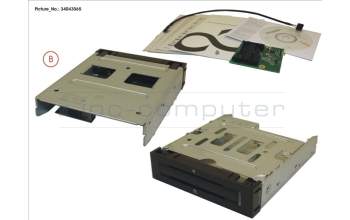 Fujitsu DUAL SMARTCARD READER D321 ( INT.USB) para Fujitsu Esprimo P556