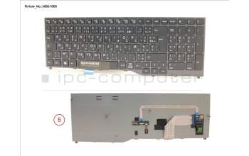 Fujitsu S26391-F2251-L261 KEYBOARD BLACK W/ TS ARABIC/FRANCE