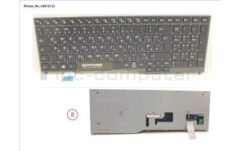Fujitsu S26391-F2253-L255 KEYBOARD BLACK W/O TS ARABIC/UK