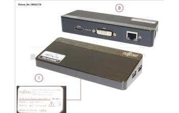 Fujitsu S26391-F6007-L310 USB PORT REPLICATOR PR7.1
