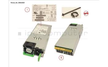 Fujitsu MODULAR PSU 800W TITANIUM HP para Fujitsu Primergy RX2520 M5