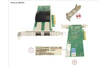 Fujitsu PLAN EP X710-DA2 2X10GB SFP+ para Fujitsu PrimeQuest 3800B2