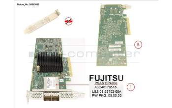 Fujitsu PSAS CP400E FH/LP para Fujitsu Primergy CX2550 M5