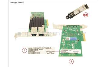 Fujitsu PLAN EP X550-T2 2X10GBASE-T para Fujitsu Primergy RX2510 M2