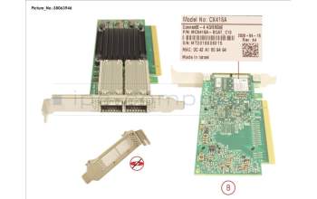 Fujitsu PLAN EP MCX4-EN 40GB 2P QSFP LP, FH para Fujitsu Primergy CX2550 M5