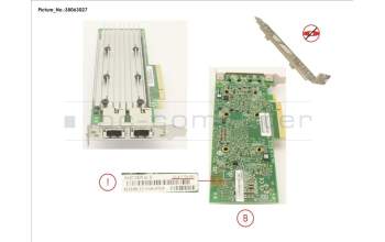 Fujitsu PLAN EP QL41112 2X 10GBASE-T. LP,FH para Fujitsu Primergy RX2540 M4