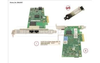 Fujitsu PLAN CP 2X1GBIT CU INTEL I350-T2 para Fujitsu PrimeQuest 3800E