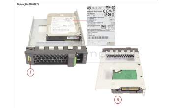 Fujitsu HD SAS 12G 300GB 15K HOT PL 3.5\' EP para Fujitsu Primergy RX2540 M2