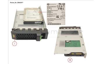 Fujitsu HD SAS 12G 600GB 15K HOT PL 3.5\' EP para Fujitsu Primergy RX2530 M4