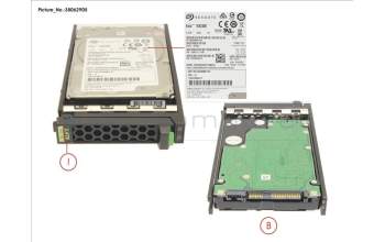 Fujitsu HD SAS 12G 2.4TB 10K 512E SED H-PL 2.5\' para Fujitsu Primergy CX2570 M5
