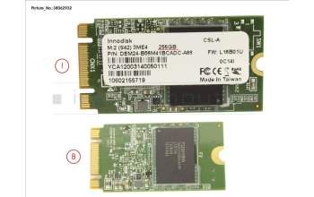 Fujitsu SSD SATA 6G 256GB M.2 N H-P para Fujitsu Primergy CX2560 M5