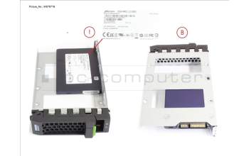 Fujitsu SSD SATA 6G 240GB READ-INT. 3.5\' H-P EP para Fujitsu Primergy RX1330 M3