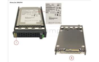 Fujitsu SSD SAS 12G 800GB WRITE-INT. 2.5\' H-P EP para Fujitsu Primergy RX4770 M3