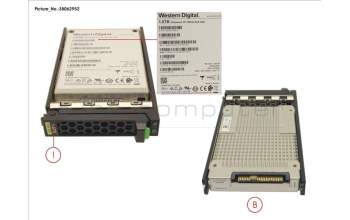 Fujitsu SSD SAS 12G 1.6TB MIXED-USE 2.5\' H-P EP para Fujitsu Primergy CX2550 M2