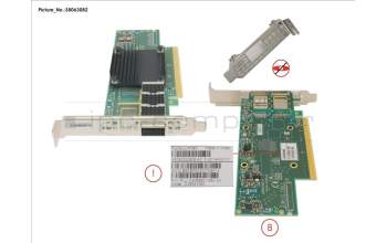 Fujitsu PIB EP 100GB 1 PORT HDR CONNECTX-6 para Fujitsu Primergy CX2550 M5