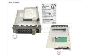 Fujitsu HD SAS 12G 600GB 15K HOT PL 3.5\' EP para Fujitsu Primergy RX2520 M5