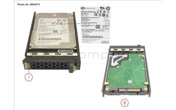 Fujitsu HD SAS 12G 600GB 15K HOT PL 2.5\' EP para Fujitsu Primergy RX2520 M5