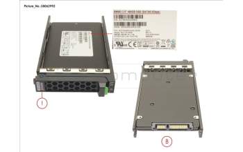 Fujitsu SSD SATA 6G 480GB MIXED-USE 2.5\' H-P EP para Fujitsu Primergy RX4770 M6