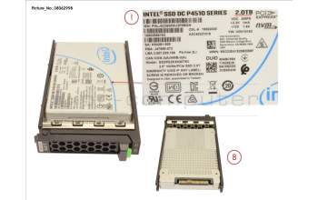 Fujitsu S26461-F5738-L200 SSD PCIE3 2TB READ-INT. 2.5\' H-P EP