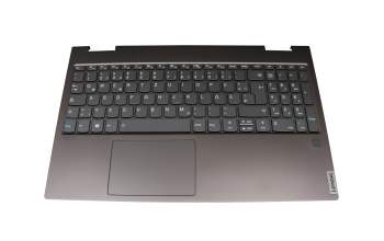 SA469A-22H7 teclado incl. topcase original Lenovo DE (alemán) gris/canaso con retroiluminacion