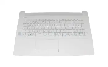 SB550A-73H0 teclado incl. topcase original HP DE (alemán) blanco/blanco