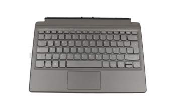 SD50Q79816 teclado incl. topcase original Lenovo DE (alemán) gris/negro con retroiluminacion