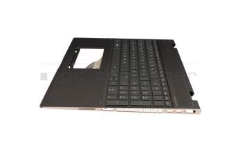 SG-90500-XDA teclado incl. topcase original HP DE (alemán) antracita/canaso con retroiluminacion