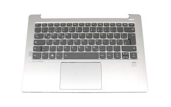 SG-92710-2DA teclado incl. topcase original LiteOn DE (alemán) gris/plateado con retroiluminacion (fingerprint)