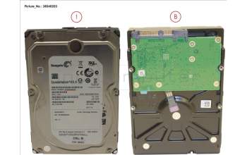 Fujitsu HDD 2TB BC-SATA 7.2K 3,5\' para Fujitsu Celsius J550/2