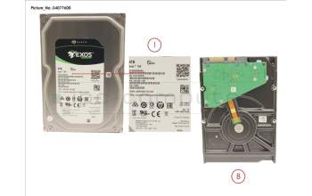 Fujitsu HDD 4TB BC-SATA S3 7.2K 3.5\' para Fujitsu Celsius W5010
