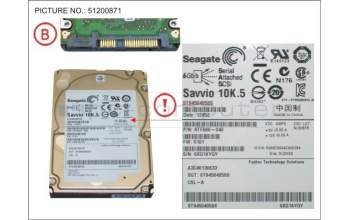 Fujitsu SGT:ST9450405SS HDD SAS 6G 450GB 10K 2.5\'