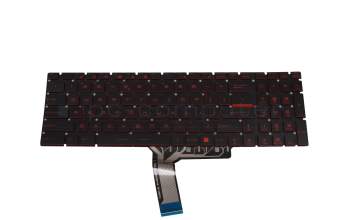 SIN3EUS228D10 teclado original MSI US (Inglés) negro con retroiluminacion