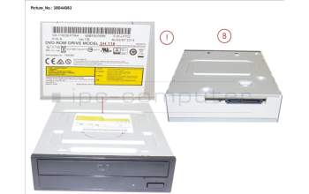Fujitsu SATA DVD-ROM HH para Fujitsu Esprimo P757