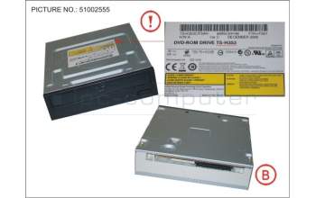 Fujitsu SATA DVD-ROM BL para Fujitsu Primergy RX2560 M1