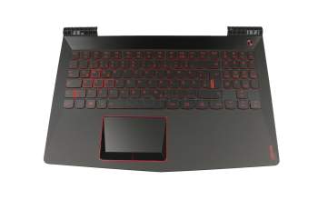 SN20M27438 teclado incl. topcase original Lenovo DE (alemán) negro/negro con retroiluminacion