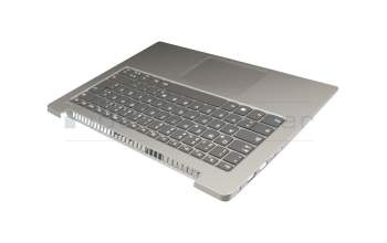 SN20M61743 teclado incl. topcase original Lenovo DE (alemán) gris/plateado