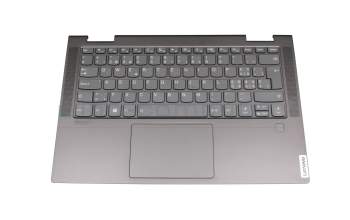 SN20Q40725 teclado incl. topcase original Lenovo CH (suiza) gris/canaso con retroiluminacion