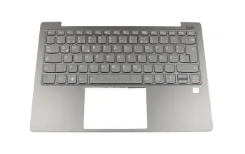 SN20Q40788 teclado incl. topcase original Lenovo DE (alemán) gris/canaso con retroiluminacion