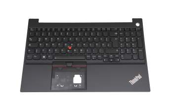 SN20W68876 teclado incl. topcase original Lenovo DE (alemán) negro/negro con retroiluminacion y mouse stick